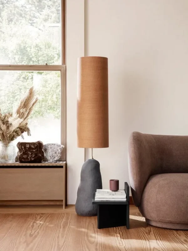 ferm LIVING Oblique pall, svartbetsad ask