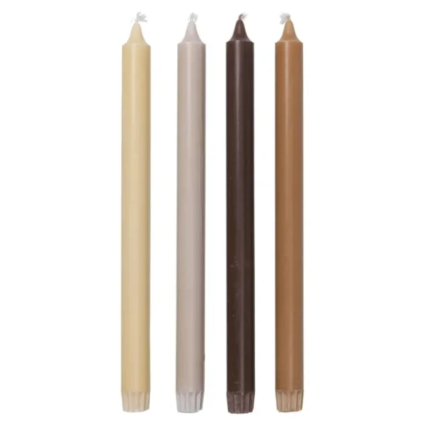 ferm LIVING Pure ljus, 4-pack, calm