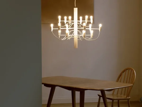 Flos 2097/50 ljuskrona, vit