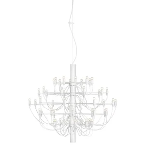 Flos 2097/50 ljuskrona, vit