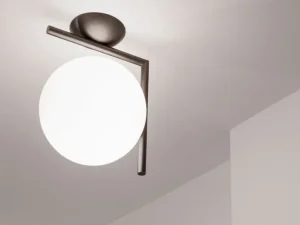 Flos IC C/W2 vägg-/taklampa, mässing