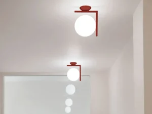 Flos IC C/W2 vägg-/taklampa, mässing