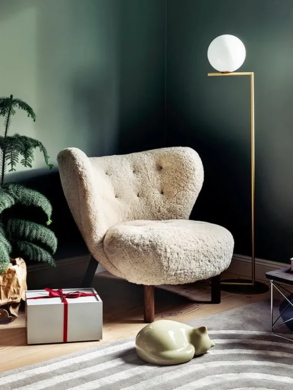 Flos IC F1 golvlampa, mässing