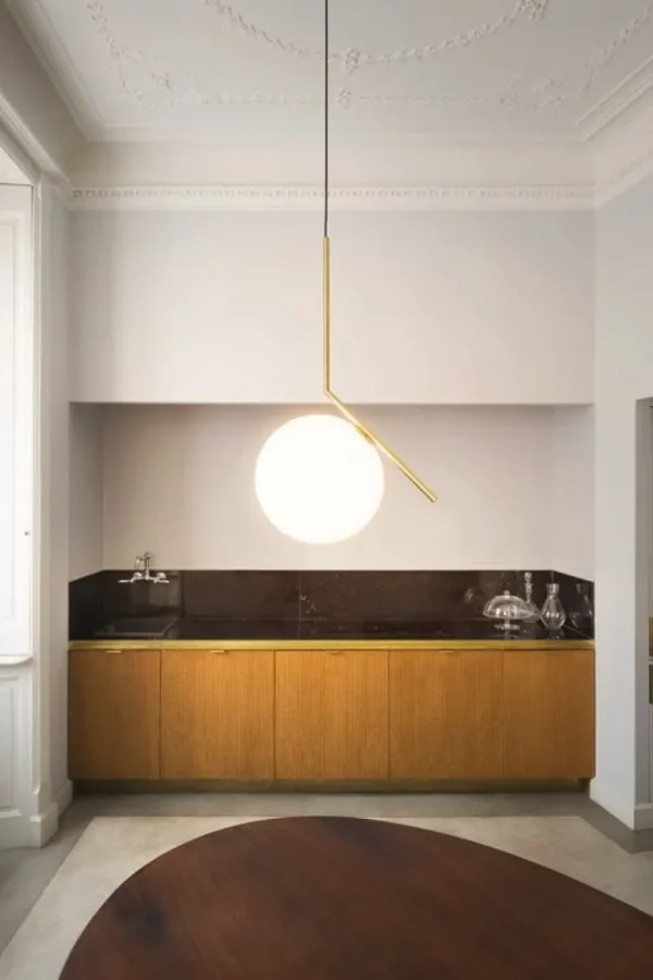 Flos IC S1 pendellampa, mässing