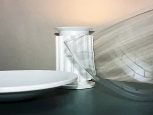 Flos Taccia bordslampa, mattvit