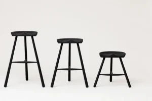 Form & Refine Shoemaker Chair No. 78 barstol, svart bok