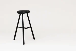 Form & Refine Shoemaker Chair No. 78 barstol, svart bok