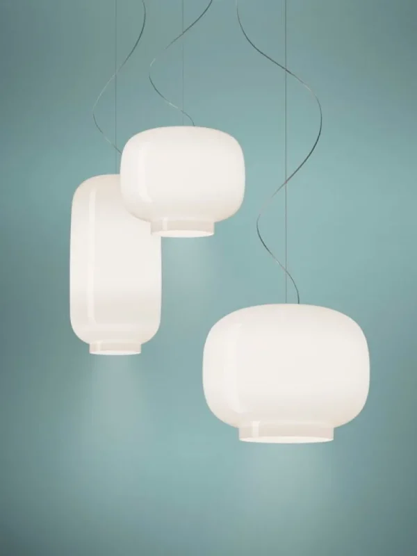 Foscarini Chouchin 3 taklampa, vit