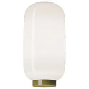 Foscarini Chouchin Reverse 2 taklampa, vit - grön