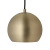Frandsen Ball, pendellampa, 18 cm, matt antikmässing