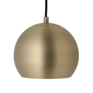 Frandsen Ball, pendellampa, 18 cm, matt antikmässing