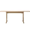 Fredericia C18 bord 220 x 90 cm, såpad ek