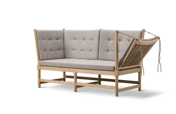 Fredericia Spoke-Back soffa, ek - Fiord 271