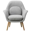 Fredericia Swoon Lounge fåtölj, Hallingdal 130 - oljad ek
