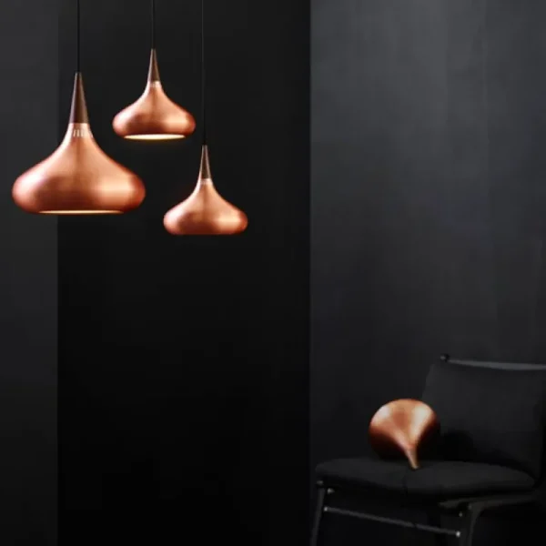 Fritz Hansen Orient P1 pendellampa, koppar