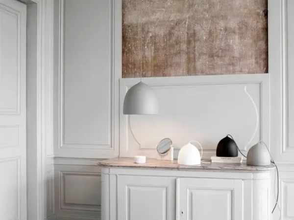 Fritz Hansen Suspence P1 pendellampa, vit