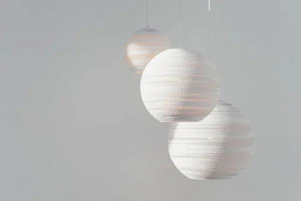 Graypants Moon18 pendellampa, vit