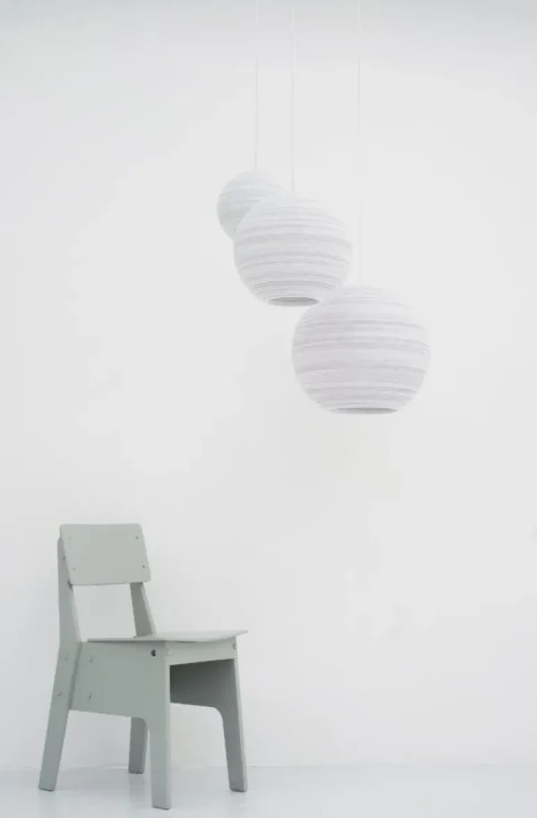 Graypants Moon10 pendellampa, vit