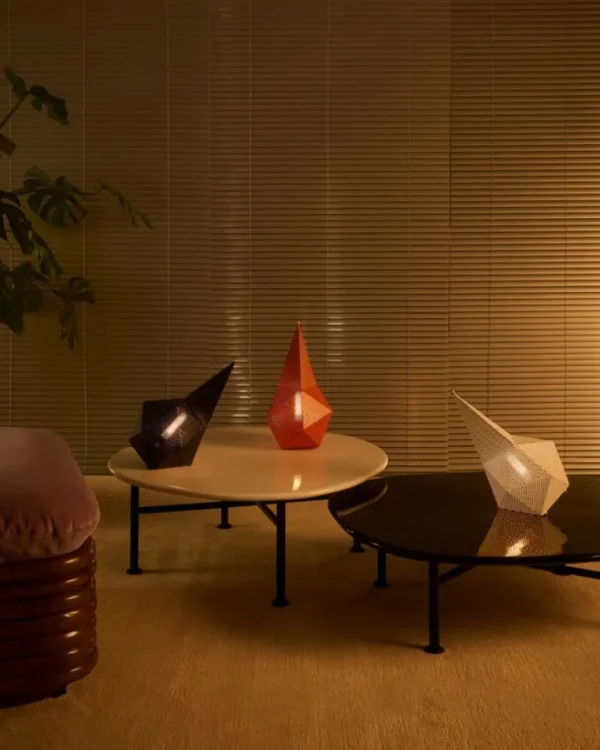 GUBI Bagdad bärbar lampa, mjuk svart