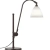 GUBI Bestlite BL1 bordslampa, svart mässing - benporslin
