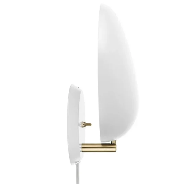 GUBI Cobra vägglampa, vit