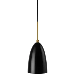 GUBI Gräshoppa taklampa, svart, glansig