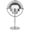 GUBI Multi-Lite bärbar bordslampa, krom