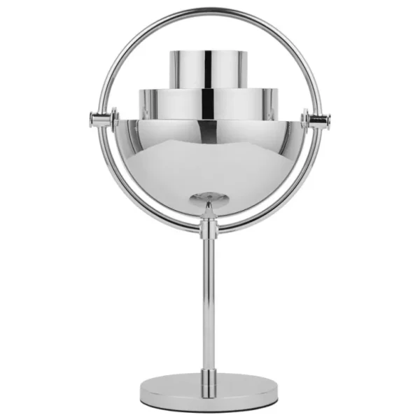 GUBI Multi-Lite bärbar bordslampa, krom