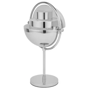 GUBI Multi-Lite bärbar bordslampa, krom