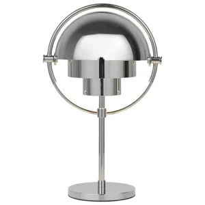 GUBI Multi-Lite bärbar bordslampa, krom
