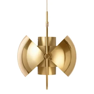 GUBI Multi-Lite pendellampa, liten, mässing - glänsande mässing