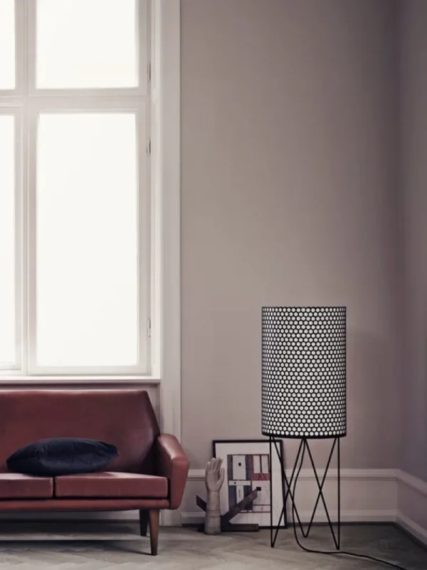 GUBI Pedrera golvlampa, vit
