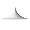 GUBI Pendellampa Semi, 60 cm, matt vit