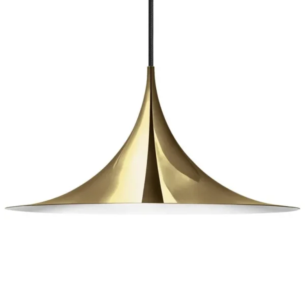 GUBI Pendellampa Semi, 60 cm, mässing
