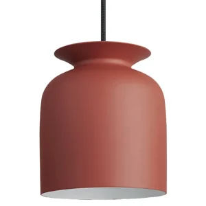 GUBI Ronde pendellampa 20 cm, röd