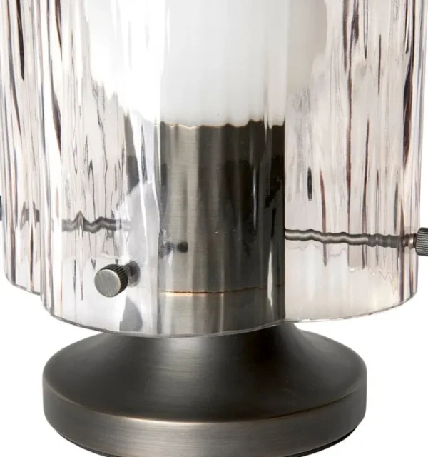 GUBI Seine bordslampa, antik mässing - smoke