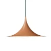 GUBI Semi hänglampa, 30 cm, rostad pumpa, glansig