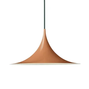 GUBI Semi hänglampa, 30 cm, rostad pumpa, glansig