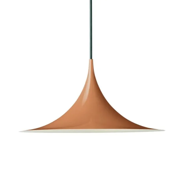 GUBI Semi hänglampa, 30 cm, rostad pumpa, glansig