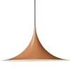 GUBI Semi hänglampa, 47 cm, rostad pumpa, glansig