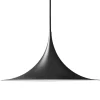 GUBI Semi pendellampa, 47 cm, matt svart