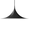 GUBI Semi pendellampa, 60 cm, svart matt
