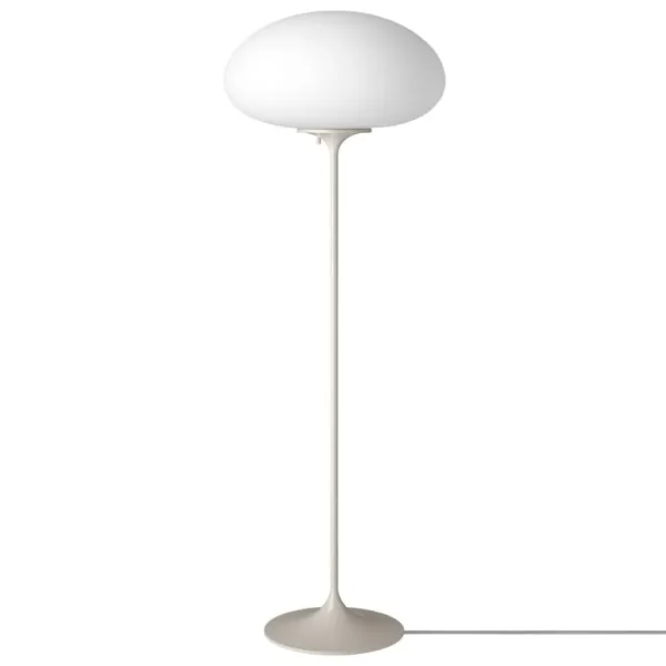 GUBI Stemlite golvlampa, 110 cm, dimbar, kiselgrå