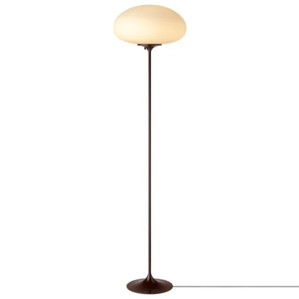 GUBI Stemlite golvlampa, 150 cm, dimbar, svart röd