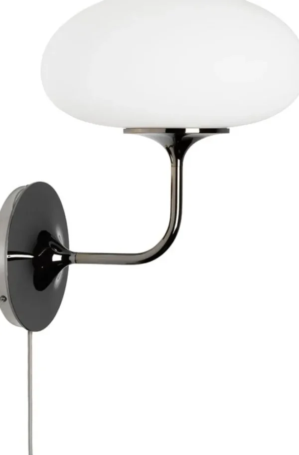 GUBI Stemlite vägglampa, svart krom
