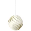 GUBI Turbo taklampa, 36 cm, alabaster vit, glansig