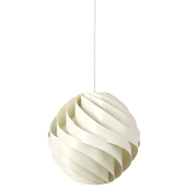 GUBI Turbo taklampa, 36 cm, alabaster vit, glansig