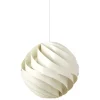 GUBI Turbo taklampa, 62 cm, alabaster vit, glansig