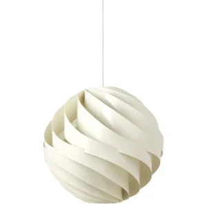 GUBI Turbo taklampa, 62 cm, alabaster vit, glansig