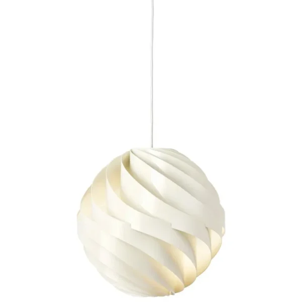 GUBI Turbo taklampa, 36 cm, alabaster vit, glansig